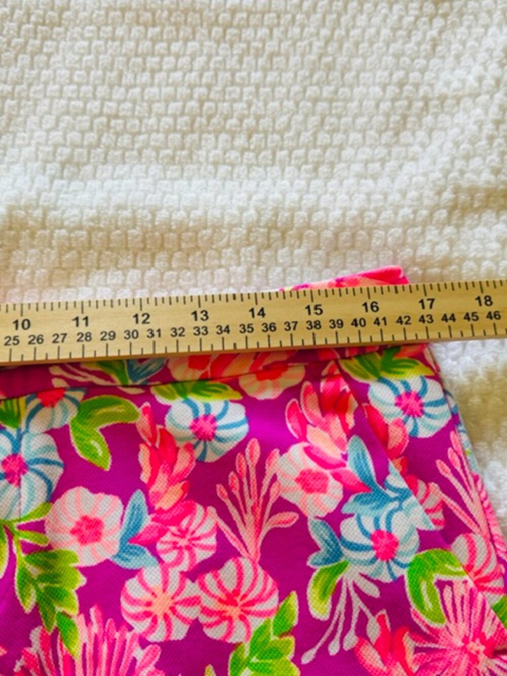 NWT Lilly Pulitzer Buttercup Knit Shorts Moms‎ The Word Amethyst Size 8 - Picture 7 of 9